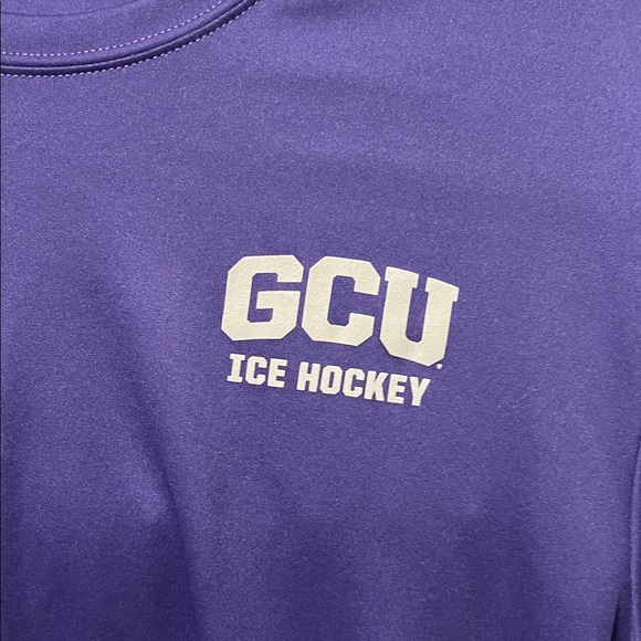 Purple GCU Ice Hockey T-Shirt Size Medium - Picture 2 of 4